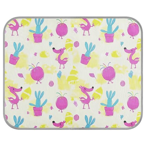 tplaotee Frische, niedliche Flamingo-Hunde, Pfirsichfarben, für Sommer, Sommer, Kühlung, selbstkühlende Matten für Hunde, gemütlich, schlafend, waschbar, Cama Fria para perro M tplaotee Frische, niedliche Flamingo-Hunde, Pfirsichfarben, für Sommer, Sommer, Kühlung, selbstkühlende Matten für Hunde, gemütlich, schlafend, waschbar, Cama Fria para perro M von tplaotee