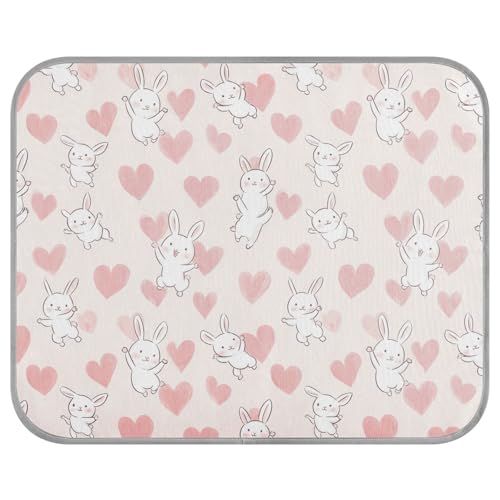 tplaotee Hellrosa Herzform – Cartoon-weiße Kaninchen, Sommer-Outdoor-Kühlkissen, selbstkühlendes Katzenbett für Outdoor-Katzen, für Hühner, Katze, draußen, Manta Fria para Perros M tplaotee Hellrosa Herzform – Cartoon-weiße Kaninchen, Sommer-Outdoor-Kühlkissen, selbstkühlendes Katzenbett für Outdoor-Katzen, für Hühner, Katze, draußen, Manta Fria para Perros M von tplaotee