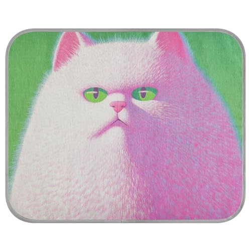 tplaotee Kühlbett für Haustiere, Motiv: süße dicke Katze, Dopamin, für den Sommer, selbstkühlende Matte für Hunde für Haustiere, Reisen, Katze, Essentials, Tapete, Refrescante para mascotas, Größe M tplaotee Kühlbett für Haustiere, Motiv: süße dicke Katze, Dopamin, für den Sommer, selbstkühlende Matte für Hunde für Haustiere, Reisen, Katze, Essentials, Tapete, Refrescante para mascotas, Größe M von tplaotee