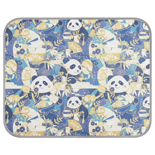 tplaotee Kühlende Gelmatte für Hunde, Motiv: Panda, niedlich, Blau und Gold, für den Sommer, selbstkühlende Betten für Outdoor-Katzen, Outdoor-Katze, Essentials, Manta Refrescante para perro M tplaotee Kühlende Gelmatte für Hunde, Motiv: Panda, niedlich, Blau und Gold, für den Sommer, selbstkühlende Betten für Outdoor-Katzen, Outdoor-Katze, Essentials, Manta Refrescante para perro M von tplaotee