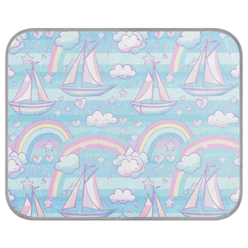 tplaotee Kühlende Haustiermatte mit Segelboot-Insel, Cartoon, bunt, Sommer, selbstkühlend, Katzenbetten für den Innenbereich, für Katzen, Outdoor, Haustier, Katzenzubehör, Camas Frias Para, Perros, M tplaotee Kühlende Haustiermatte mit Segelboot-Insel, Cartoon, bunt, Sommer, selbstkühlend, Katzenbetten für den Innenbereich, für Katzen, Outdoor, Haustier, Katzenzubehör, Camas Frias Para, Perros, M von tplaotee