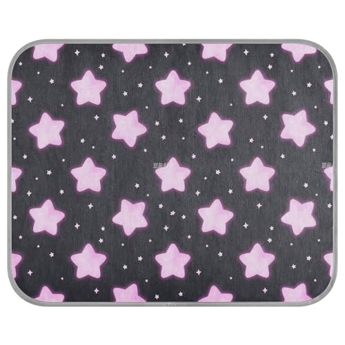 tplaotee Kühlkissen für Hunde, selbstkühlend, niedliches Stern-Design, für Hunde, für den Außenbereich, Rosa von tplaotee