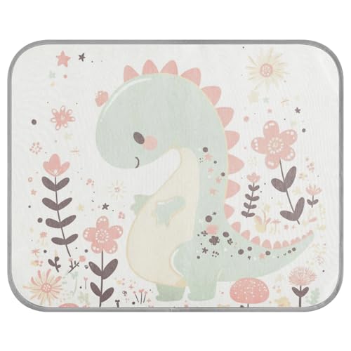 tplaotee Kühlmatte für Hunde, Motiv: Cartoon-Dinosaurier, kindlich, Pastellfarben, für den Sommer, selbstkühlende Matte für Katzen, Outdoor, Kaninchen, zum Schlafen, faltbares Klebeband, Größe M tplaotee Kühlmatte für Hunde, Motiv: Cartoon-Dinosaurier, kindlich, Pastellfarben, für den Sommer, selbstkühlende Matte für Katzen, Outdoor, Kaninchen, zum Schlafen, faltbares Klebeband, Größe M von tplaotee