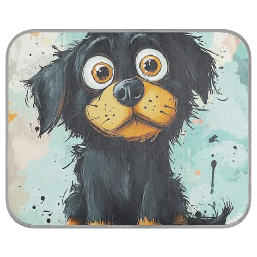 tplaotee Kühlmatte für Hunde im Cartoon-Chic-Stil, Rottweiler, für den Sommer, für den Außenbereich, selbstkühlend, Haustierbetten für Kätzchen, gemütlich, schlafend, Sommer, Mantas frías para Perros von tplaotee