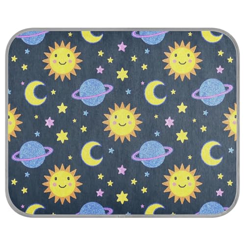 tplaotee Künstliche Kühldecke mit Glitzer-Cartoon-Motiv, Sonne, Mond, Sommer, selbstkühlend, für Katzen, Outdoor-Katze, nicht elektrisch, esterilla-refrescante para Perros M tplaotee Künstliche Kühldecke mit Glitzer-Cartoon-Motiv, Sonne, Mond, Sommer, selbstkühlend, für Katzen, Outdoor-Katze, nicht elektrisch, esterilla-refrescante para Perros M von tplaotee