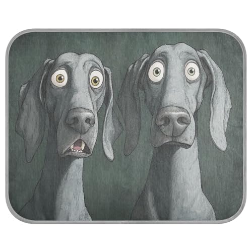 tplaotee Lustige Hundedecke, Motiv: Weimaraner-Hunde, Angst im Sommer, selbstkühlende Matte für Katzen, für Kaninchen, drinnen, rutschfest, Cama Refrescante para Perros M tplaotee Lustige Hundedecke, Motiv: Weimaraner-Hunde, Angst im Sommer, selbstkühlende Matte für Katzen, für Kaninchen, drinnen, rutschfest, Cama Refrescante para Perros M von tplaotee