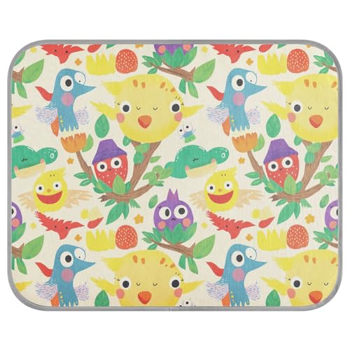 tplaotee Lustiges Cartoon-Tiere, bunt, kühlend, selbstkühlendes Bett für Outdoor-Katzen für Welpen, Outdoor-Haustier, abnehmbares Band, Frio para Perros, Größe M tplaotee Lustiges Cartoon-Tiere, bunt, kühlend, selbstkühlendes Bett für Outdoor-Katzen für Welpen, Outdoor-Haustier, abnehmbares Band, Frio para Perros, Größe M von tplaotee