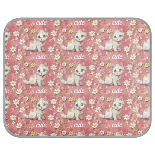 tplaotee Niedliche Pfirsich-/Katzen-Blume, kühlende Sommerdecke für Katzen, selbstkühlende Hundedecken für große Hunde für Hunde, draußen, niedliches Klebeband, erfrischende Para Mascotas, Größe M tplaotee Niedliche Pfirsich-/Katzen-Blume, kühlende Sommerdecke für Katzen, selbstkühlende Hundedecken für große Hunde für Hunde, draußen, niedliches Klebeband, erfrischende Para Mascotas, Größe M von tplaotee