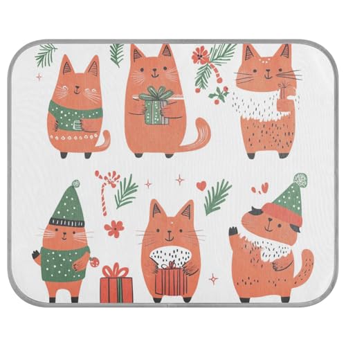 tplaotee Niedliche somalische Katzen-Kühlmatte für den Sommer, Gel, selbstkühlende Hundematten für Böden, wasserdicht, für Haustiere, Outdoor, Tapete Refrescante para mascotas M von tplaotee