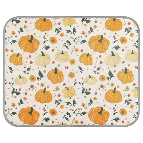 tplaotee Pumkin Sommer-Kühlkissen im Landhausstil, selbstkühlendes Katzenbett für draußen, weiches Band, Frio para Perros M von tplaotee