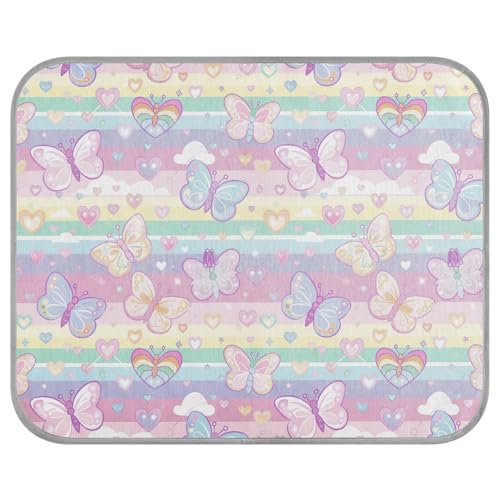 tplaotee Sommer-Kühldecke mit Schmetterlingen und Blumen, selbstkühlendes Kissen für Katzen, für Kätzchen, draußen, bequem, Manta, Refrescante para perro, M tplaotee Sommer-Kühldecke mit Schmetterlingen und Blumen, selbstkühlendes Kissen für Katzen, für Kätzchen, draußen, bequem, Manta, Refrescante para perro, M von tplaotee
