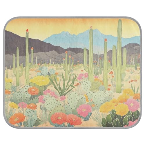 tplaotee Sommer-Kühlmatte für Hunde, Wüste mit Kakteen und blühenden Blumen, selbstkühlende Betten für Innenkatzen, für Kaninchen, Outdoor, Katzenzubehör, Camas Frias Para, Perros, M tplaotee Sommer-Kühlmatte für Hunde, Wüste mit Kakteen und blühenden Blumen, selbstkühlende Betten für Innenkatzen, für Kaninchen, Outdoor, Katzenzubehör, Camas Frias Para, Perros, M von tplaotee