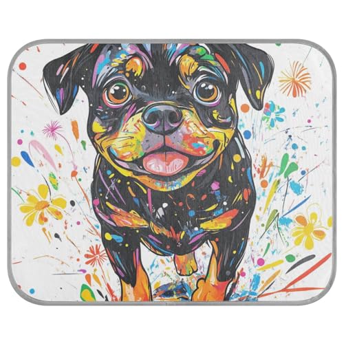 tplaotee Süßes Rottweiler-Hundebett, kühlend, matt, selbstkühlend, für Kaninchen, Katzen, Outdoor, Esterilla Refrescante para Perros M tplaotee Süßes Rottweiler-Hundebett, kühlend, matt, selbstkühlend, für Kaninchen, Katzen, Outdoor, Esterilla Refrescante para Perros M von tplaotee