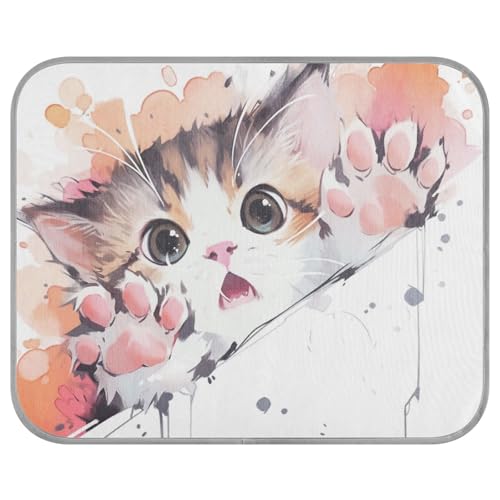 tplaotee Wasserfarben-Katzen, niedliche Sommer-Haustier-Kühlmatten, selbstkühlende Pads für Hunde für Hunde, draußen, wasserdicht, Cama Refrescante para Perros M tplaotee Wasserfarben-Katzen, niedliche Sommer-Haustier-Kühlmatten, selbstkühlende Pads für Hunde für Hunde, draußen, wasserdicht, Cama Refrescante para Perros M von tplaotee
