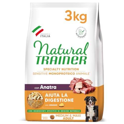 Natural Trainer Sensitive No Gluten, Futter für Erwachsene Hunde mit Ente – 3 kg Natural Trainer Sensitive No Gluten, Futter für Erwachsene Hunde mit Ente – 3 kg von trainer