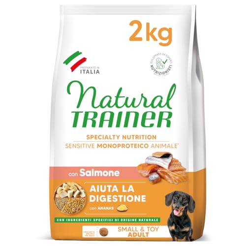 Natural Sensitive No Gluten Small & Toy Puppy & Junior mit Lachs 2 kg von trainer