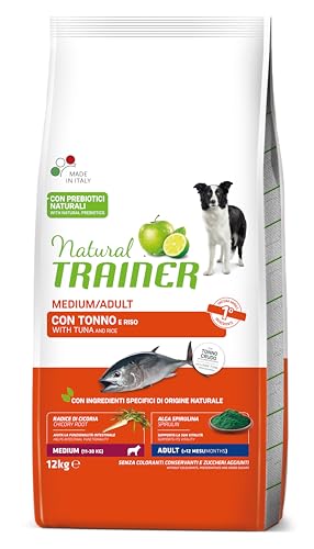 Natural Trainer Medium Hundefutter für Erwachsene mit Thunfisch, 12 kg von trainer
