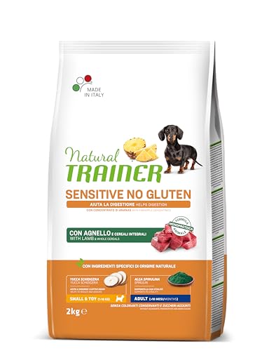 Natural Trainer Sensitive No Gluten Hundefutter für Erwachsene mit Lamm, 2 kg von trainer