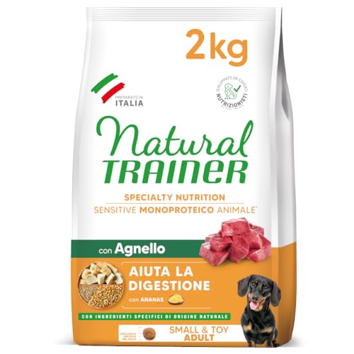 Natural Trainer Sensitive No Gluten Hundefutter für Erwachsene mit Lamm, 2 kg von trainer