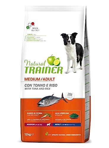 TRAINER Natürlicher Hund Medium Erwachsene Thunfisch und Reis 3 kg von trainer