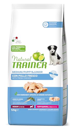 TRAINER Natural Puppy Medium Junior KG. 12 Dry Food for Dogs von trainer