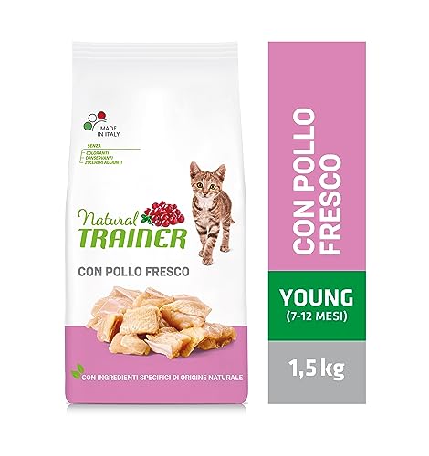 Trainer Natürliche Huhn mit frischen Jungen Katze 1,5kg Katzen Trockenfutter von trainer