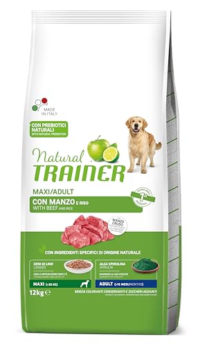 Trainer Natural Adult Maxi Hundefutter mit Rindfleisch und Reis von trainer