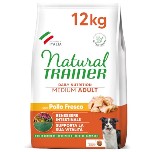 Trainer Natural Canine Medium Huhn 12 kg, Schwarz, 12 (940036) von trainer