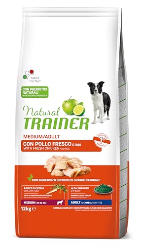 Trainer Natural Canine Medium Huhn 12 kg, Schwarz, 12 (940036) von trainer