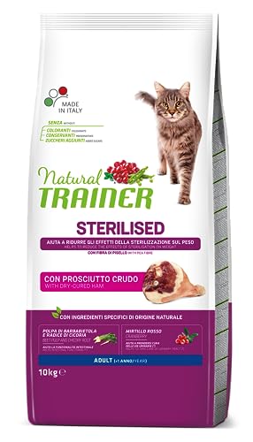 Trainer Natural Sterilised Adult mit Schinken und Erbsenfaser 10 kg, 10.000 g von trainer