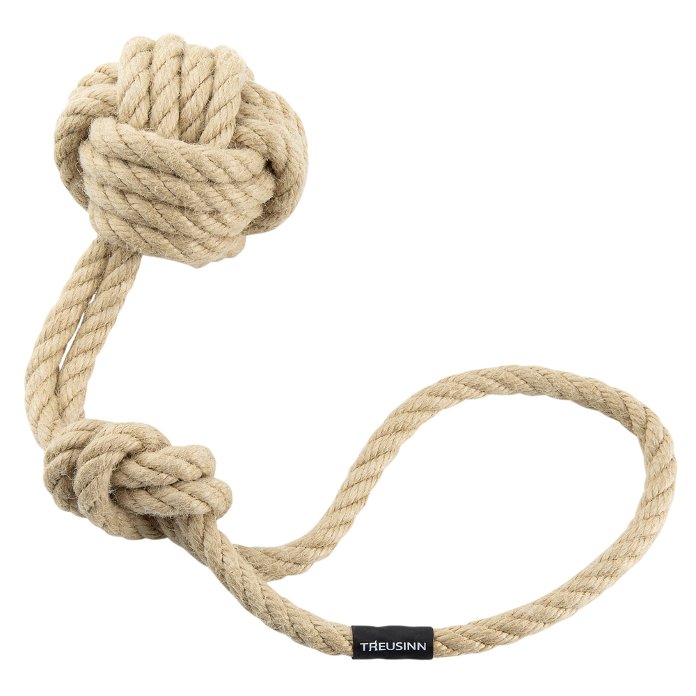 treusinn. Hundespielzeug Eco Tau Bolly beige, Gr. M, Länge: ca. 35 cm, Durchmesser: ca. 6,5 cm treusinn. Hundespielzeug Eco Tau Bolly beige, Gr. M, Länge: ca. 35 cm, Durchmesser: ca. 6,5 cm von treusinn.