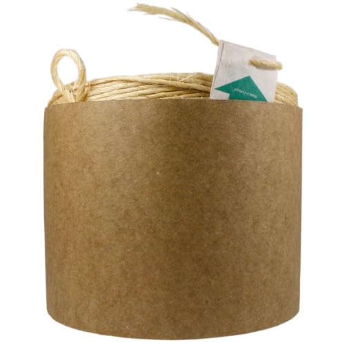 trilen Sisal-Garn 200 – Natur-Bindegarn 2 × 9 kg für Quaderballen | Reißfest & biologisch abbaubar | Für Ballenpressen bei Heu & Stroh | Pressengarn aus Sisal für umweltfreundliche Bindung von trilen