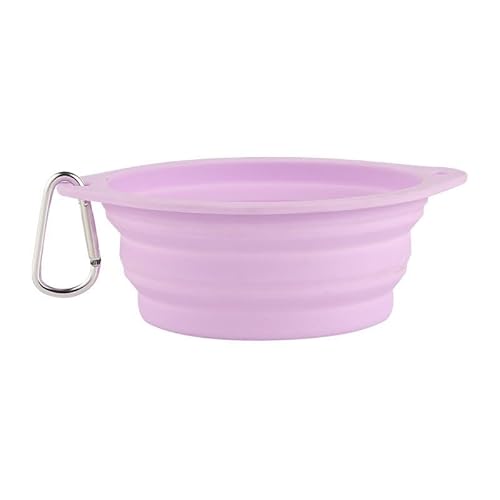 Tragbarer, faltbarer Futternapf, Violett von trmqnaf