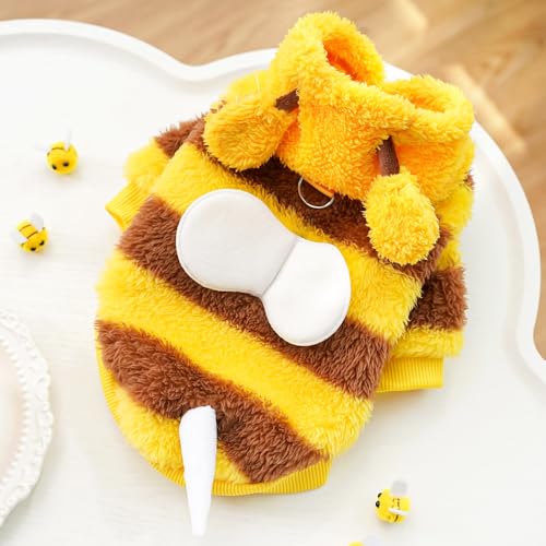 trmqnaf Haustierkleidung, Hunde- und Katzenbedarf, mittelgroße Hunde-Herbst- und Winter-Fleecekleidung (XL) von trmqnaf