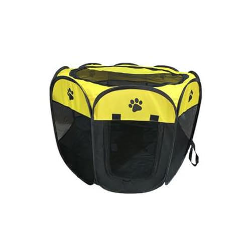 trmqnaf Hundehütte für den Sommer, atmungsaktiv, Katzenbett, Haustierzelt, kleiner Hundekäfig für den Innenbereich (mittel) von trmqnaf