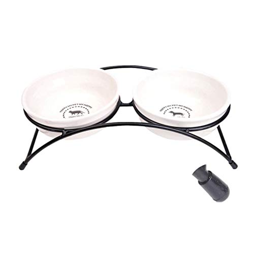 Pets Modern Double Diner Feeder mit Edelstahl Katzen-/Hundenapf Pets Modern Double Diner Feeder mit Edelstahl Katzen-/Hundenapf von tughjnbmdfslkeefj