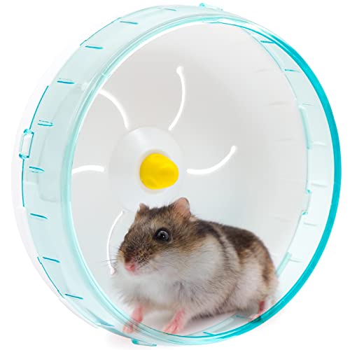 Hamsterrad,17,5 cm (6,9 Zoll) Leises Hamsterlaufrad,Haustiere Laufsport Joggingrad großes Spinner-Übungslaufrad für Hamster, Rennmäuse, Mäuse oder andere Kleintiere von tuleboln