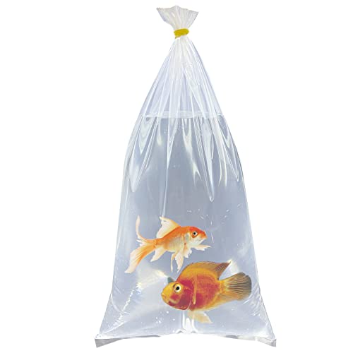 Aquarium-Fisch-Taschen, auslaufsichere Polybeutel, 3 mm extra Dicke Transportbeutel Versandtaschen für lebende Fische von tutata