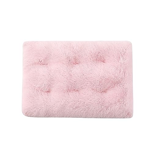 tuwiwol Gemütliches und weiches Hundekissen – leicht zu reinigen, langlebig und langlebig, Hundekäfigbett, Hundebettmatte, Haustierbett, gesund und hygienisch, Hell Pink, S tuwiwol Gemütliches und weiches Hundekissen – leicht zu reinigen, langlebig und langlebig, Hundekäfigbett, Hundebettmatte, Haustierbett, gesund und hygienisch, Hell Pink, S von tuwiwol