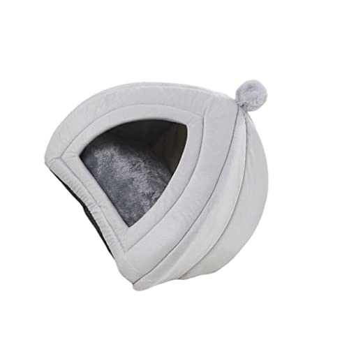 tuwiwol Haushalt Tragbare Pet Home Indoor Winter Ruhen Nest Plüsch Schlafen Zelt Kleine Tier Niedlichen Haustiere Liefert, Grau, 20x20x23cm tuwiwol Haushalt Tragbare Pet Home Indoor Winter Ruhen Nest Plüsch Schlafen Zelt Kleine Tier Niedlichen Haustiere Liefert, Grau, 20x20x23cm von tuwiwol