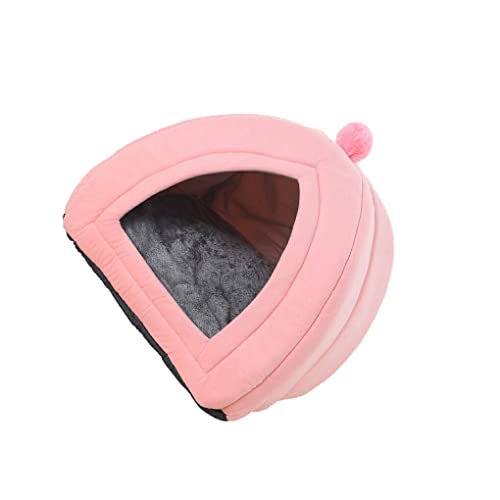tuwiwol Haushalt Tragbare Pet Home Indoor Winter Ruhen Nest Plüsch Schlafen Zelt Kleine Tier Niedlichen Haustiere Liefert, Rosa, 40x40x42cm tuwiwol Haushalt Tragbare Pet Home Indoor Winter Ruhen Nest Plüsch Schlafen Zelt Kleine Tier Niedlichen Haustiere Liefert, Rosa, 40x40x42cm von tuwiwol