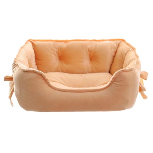tuwiwol Hundebett mit erhöhtem Rand, gemütlicher Schlafplatz für geliebtes Haustier, Hundehütte aus Polyester, Haustierbett, Zwei Größen zur Auswahl, weiche Haustierbetten, Khaki, L tuwiwol Hundebett mit erhöhtem Rand, gemütlicher Schlafplatz für geliebtes Haustier, Hundehütte aus Polyester, Haustierbett, Zwei Größen zur Auswahl, weiche Haustierbetten, Khaki, L von tuwiwol