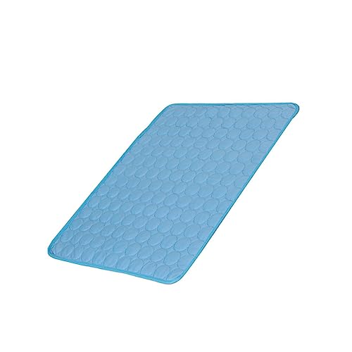 tuwiwol Hundeunterlage Katzenmatte Heimtierbedarf Welpenkissen Feine Verarbeitung Weichheit Glatte Oberfläche Innen Universal Atmungsaktiv , Blau,60*50cm , M von tuwiwol