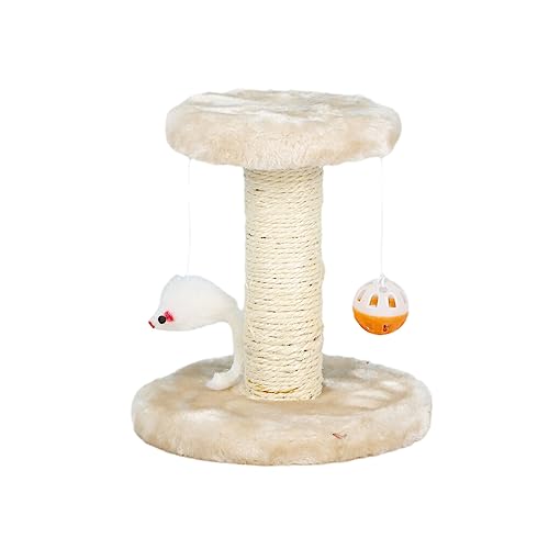 tuwiwol Moderner Katzenkratzbaum mit wolkenförmigen Säulen. Spielen und schlafen Sie den ganzen Tag in einem Katzenmöbel, Beige tuwiwol Moderner Katzenkratzbaum mit wolkenförmigen Säulen. Spielen und schlafen Sie den ganzen Tag in einem Katzenmöbel, Beige von tuwiwol