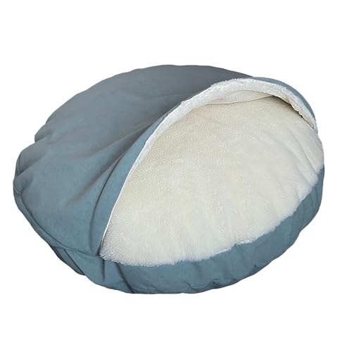 two vizslas Flauschiges Hundebett Grosse Hunde XL | 115cm Hundekissen für Große Tiere, Plüsch Waschbar Hundebett Mittelgroße Hunde | Hundekorb Hundehöhle Wolke | Dog Bed (Mintgrün) von two vizslas