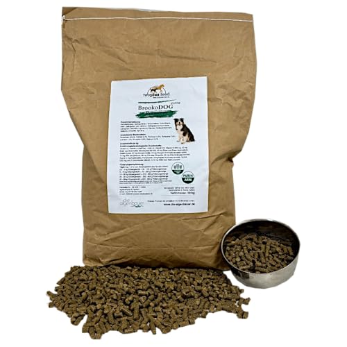 BrookoDog Premium Spirulina 10 kg Hundefutter Darmgesundheit BrookoDog Premium Spirulina 10 kg Hundefutter Darmgesundheit von twoplus feed