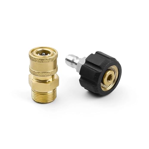 txuzong 1/4" Schnellanschluss Hochdruckreiniger Adapter für Gartenschlauch - Universelles Verbindungsstück für Hochdruckwasserwerfer, Feldbewässerung & Gartenarbeit | Robuste Metallausführung mit Dich txuzong 1/4" Schnellanschluss Hochdruckreiniger Adapter für Gartenschlauch - Universelles Verbindungsstück für Hochdruckwasserwerfer, Feldbewässerung & Gartenarbeit | Robuste Metallausführung mit Dich von txuzong