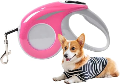 Einziehbare Hundeleine – 5 M Langes Nylonband – Schloss – Rutschfester Griff – Robuste Und Langlebige Laufleine For Kleine Bis Mittelgroße Hunde – Robustes Und Stilvolles Graues Design, 3 M(Color:Pink Einziehbare Hundeleine – 5 M Langes Nylonband – Schloss – Rutschfester Griff – Robuste Und Langlebige Laufleine For Kleine Bis Mittelgroße Hunde – Robustes Und Stilvolles Graues Design, 3 M(Color:Pink von tylxayoxa