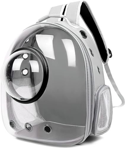 Katzenrucksack Mit Blase, Erweiterbar, Faltbar, Atmungsaktiv, Hundetrage, Rucksack Für Große Katzen, Wandern, Reisen, Camping, Bis Zu 6 Kg (Color : E, Size : 35 * 28 * 45) von tylxayoxa