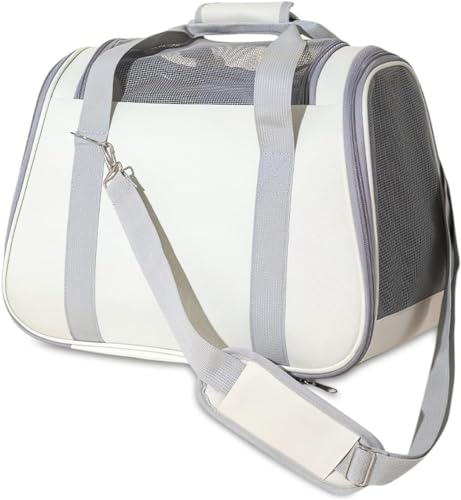 Katzentrage-Rucksack, Bubble Cat Backpack Carrier, Faltbarer, Atmungsaktiver Haustier-Rucksack For Kätzchen Und Welpen, Konzipiert For Reisen, Wandern, Spazierengehen Und Outdoor ( Color : White , Siz von tylxayoxa